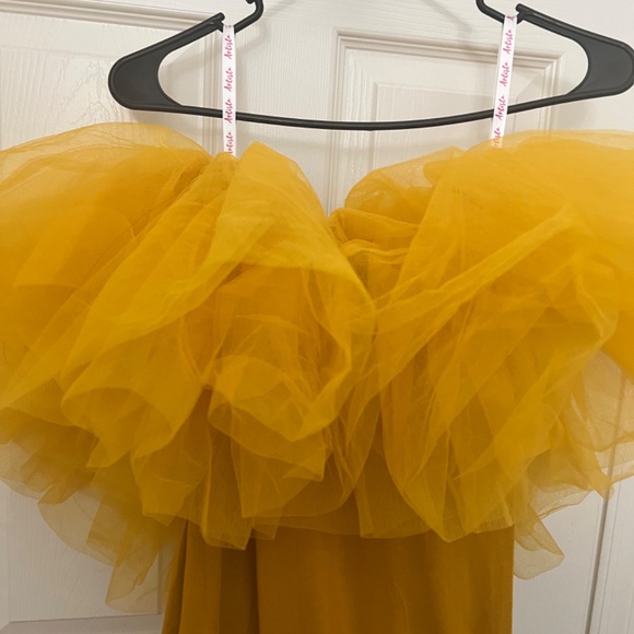 Yellow photoshoot maternity dress - Picture 6 of 6